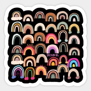 36 Rainbows Cute Adorable Trendy Design Sticker